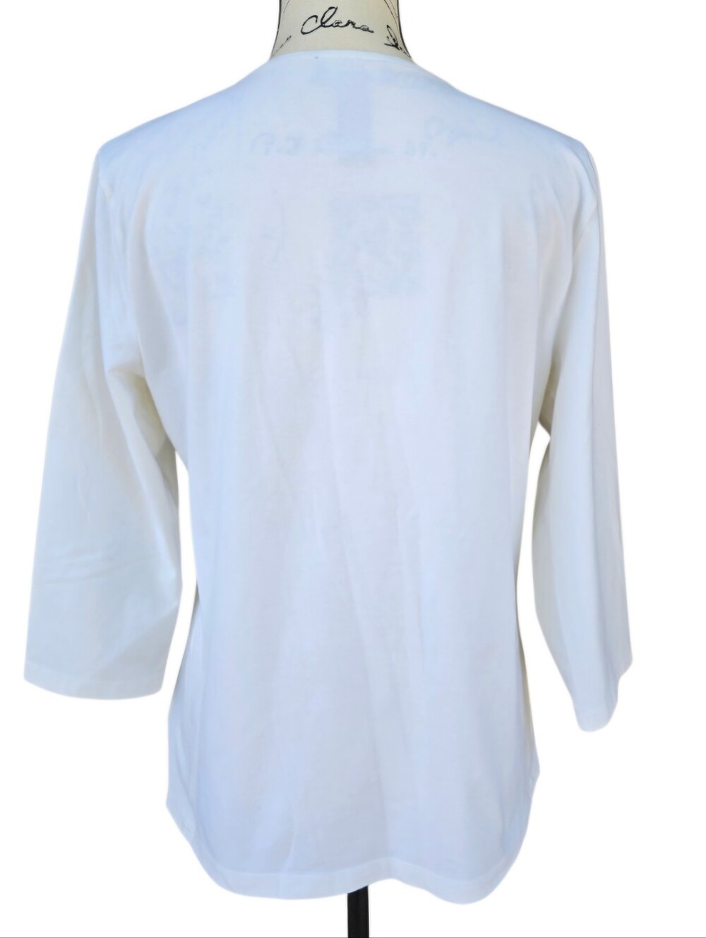 Ralph Lauren White Tie-Neck Women's Blouse - Picture 4 of 7
